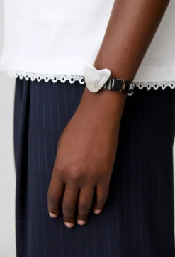 Chouchou coton rayé bijoux