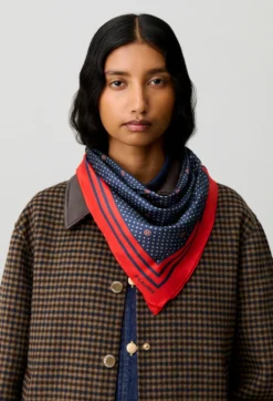 Foulard carré imprimé