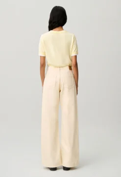 Jean flare denim taille haute
