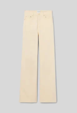 Jean flare denim taille haute