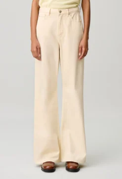 Jean flare denim taille haute