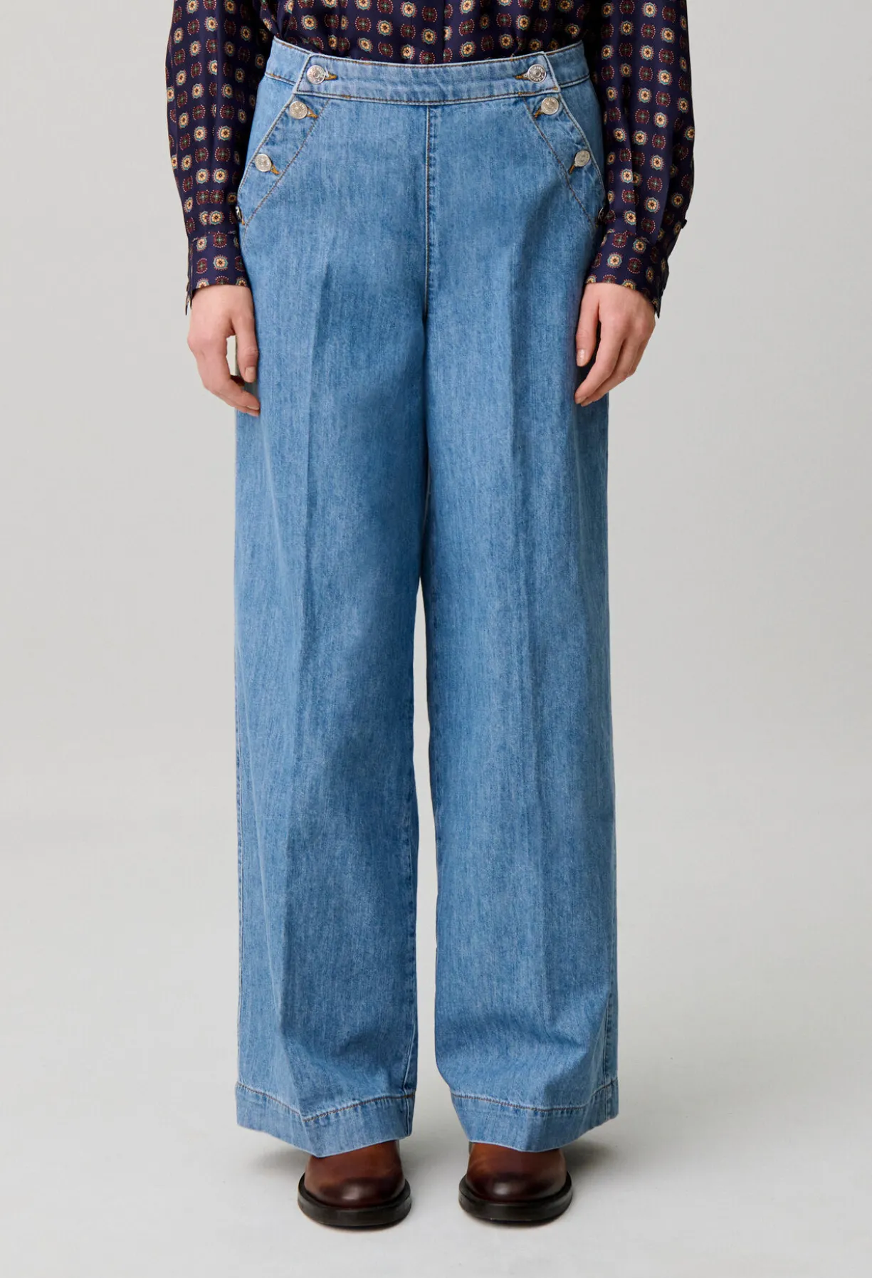 Jean à pont denim
