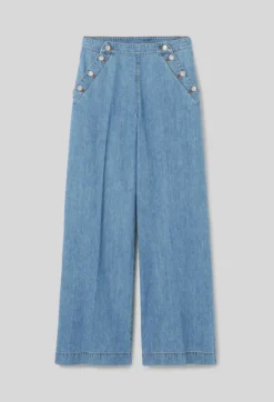 Jean à pont denim