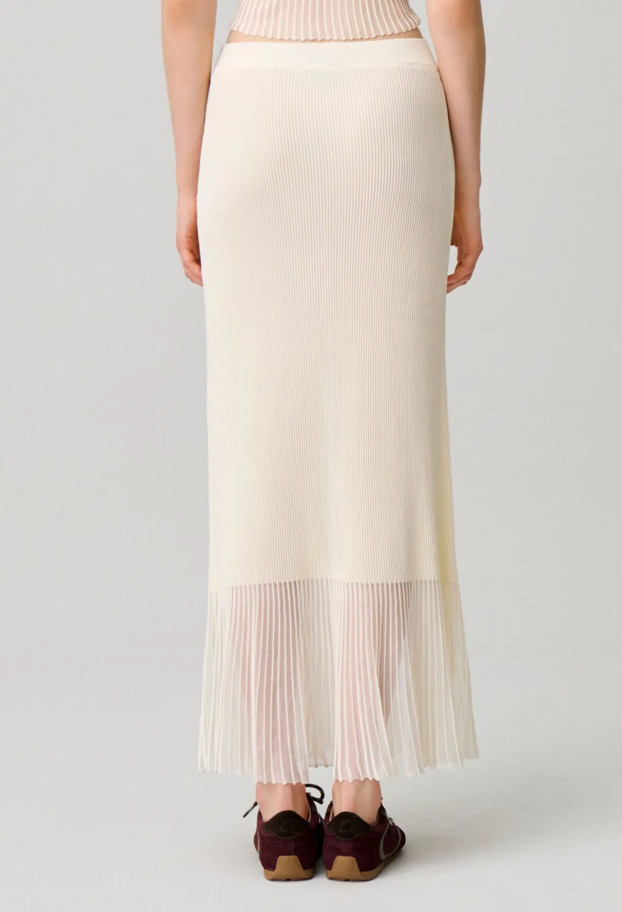 Jupe longue maille