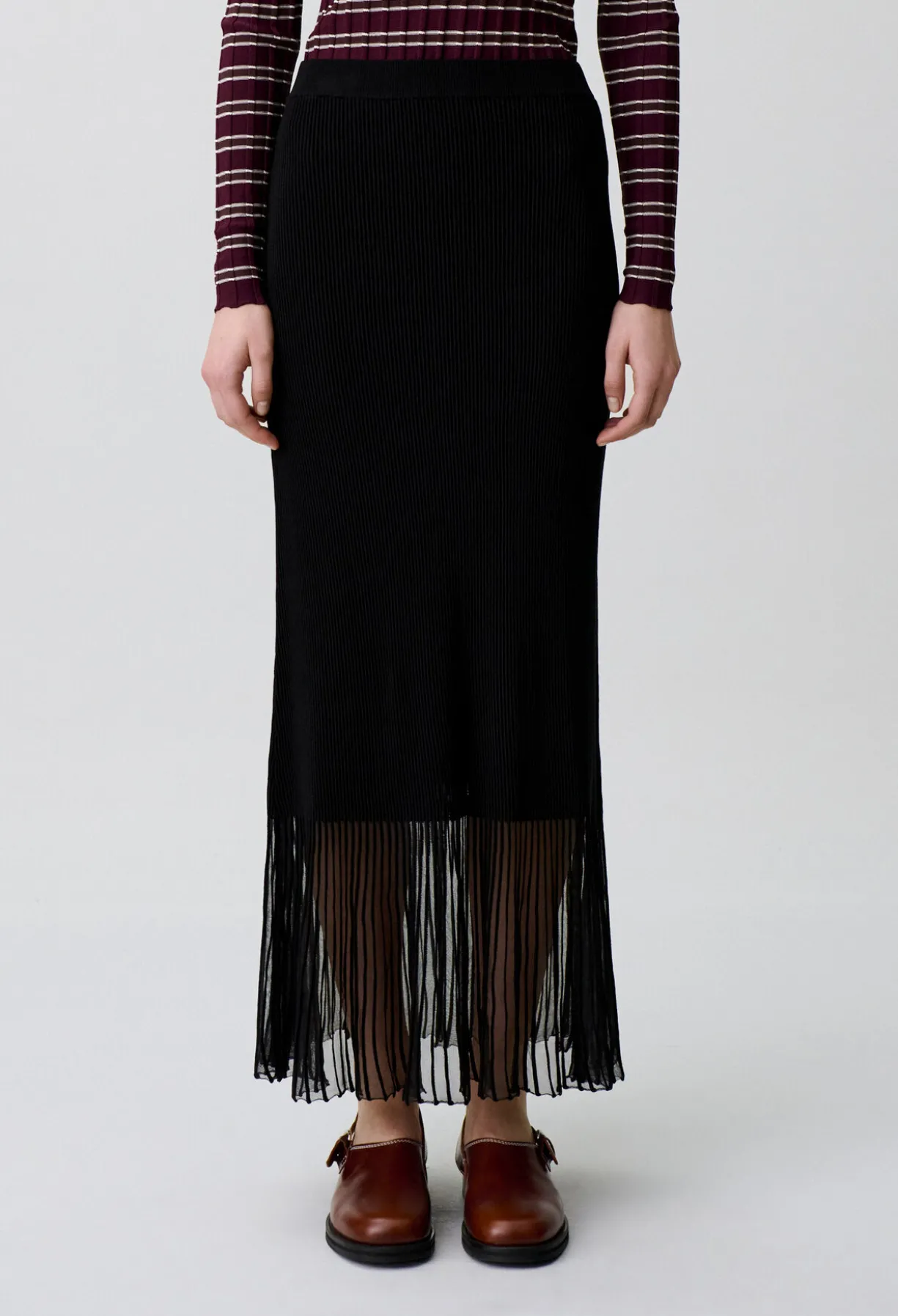 Jupe longue maille
