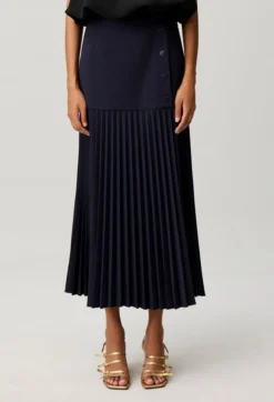 Jupe longue taille haute