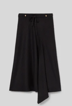 Jupe midi asymétrique