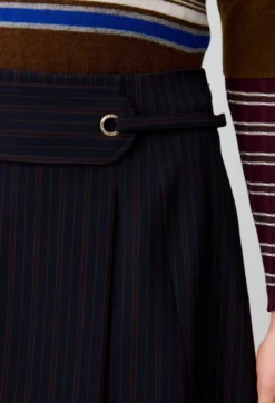 Jupe rayée ceinture