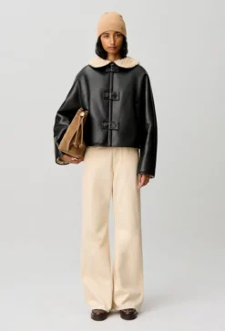 Manteau court coupe large