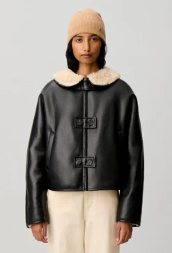 Manteau court coupe large