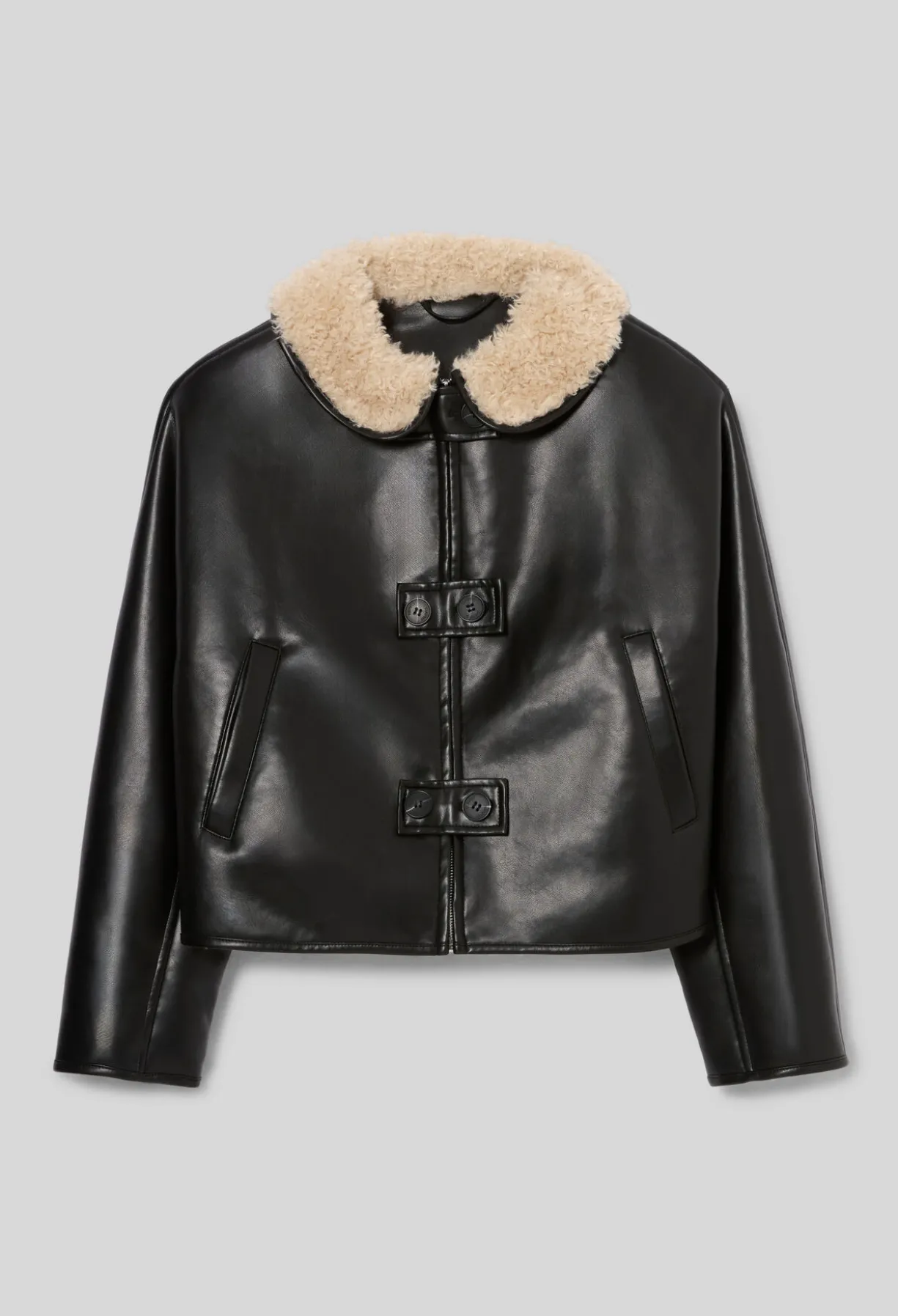 Manteau court coupe large