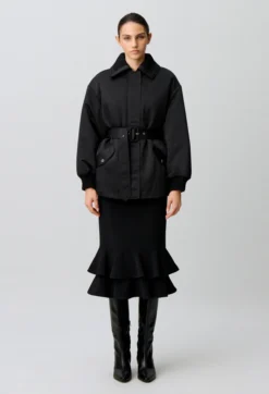 Manteau doudoune satiné