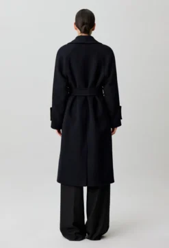 Manteau droit ceinture amovible