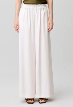 Pantalon fluide satiné