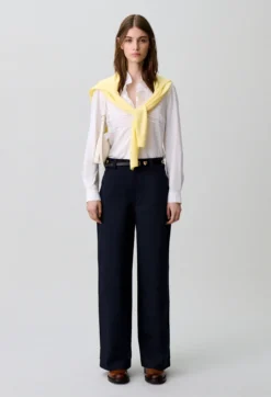 Pantalon gabardine coton
