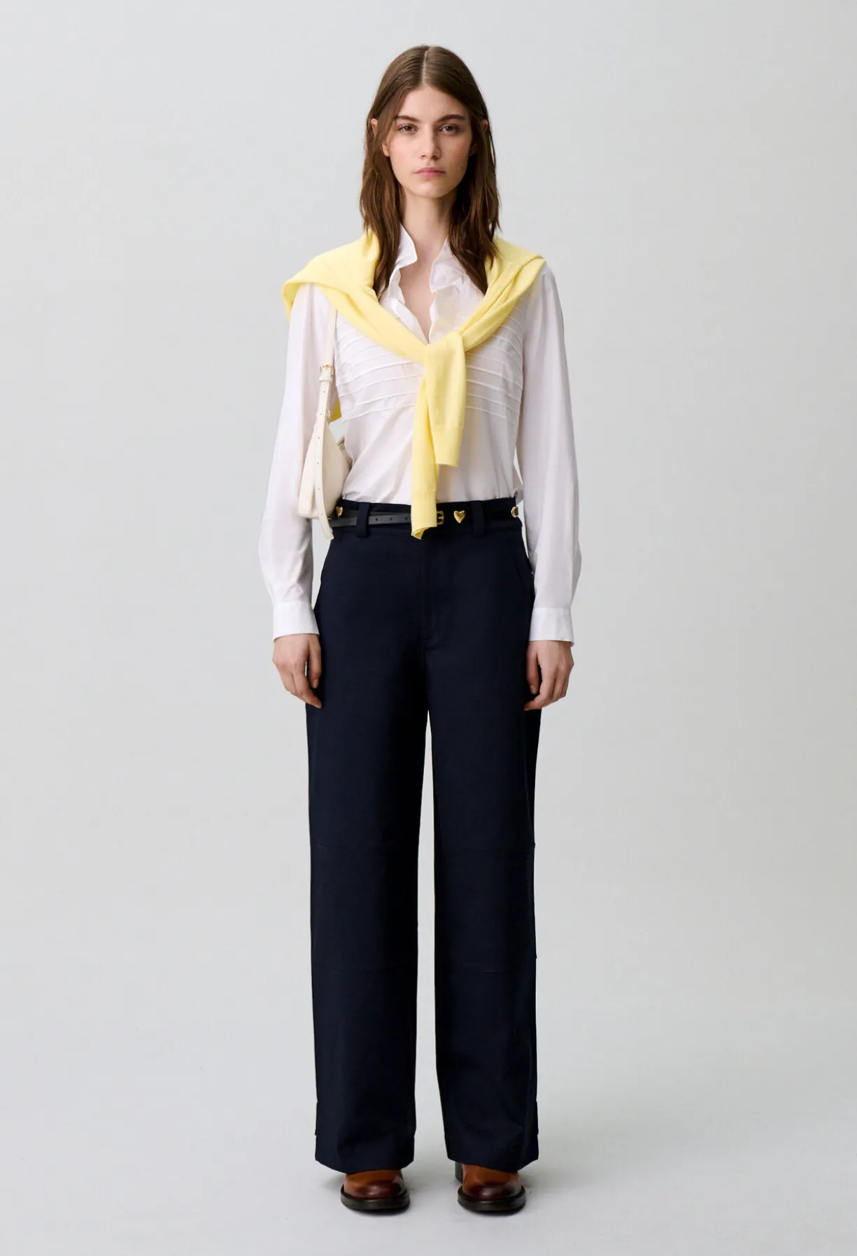 Pantalon gabardine coton