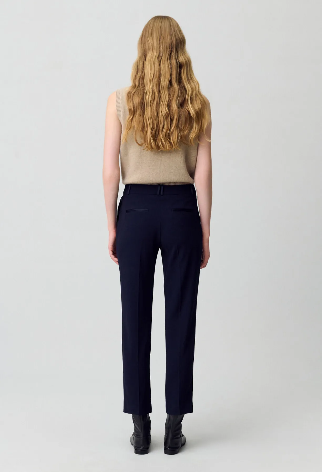 Pantalon tailleur cigarette