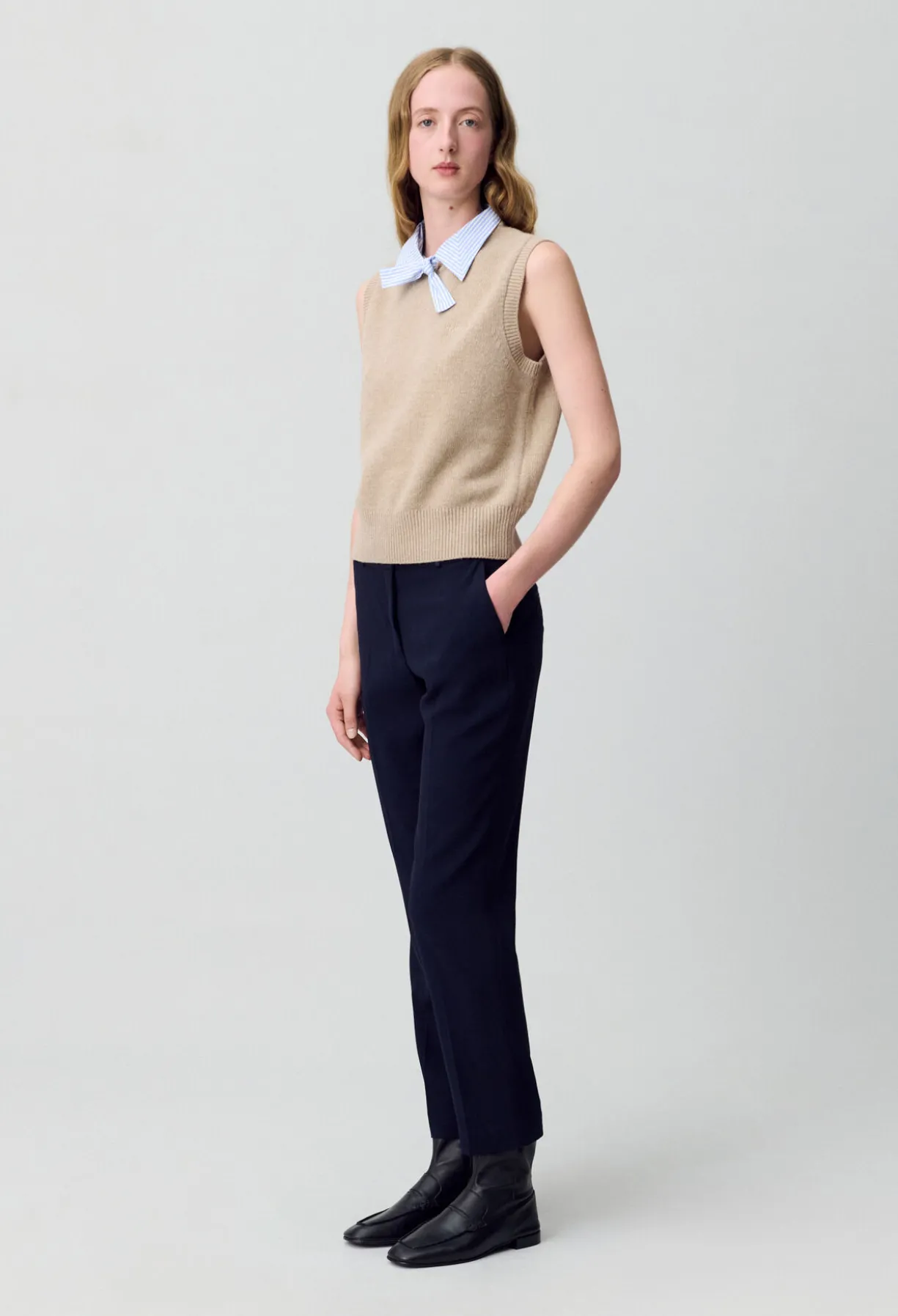 Pantalon tailleur cigarette