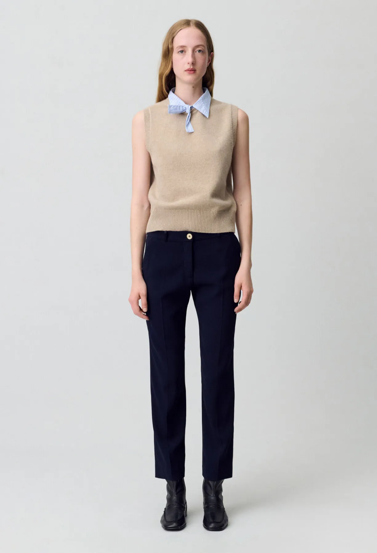 Pantalon tailleur cigarette