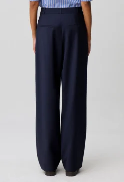 Pantalon tailleur laine mélangée