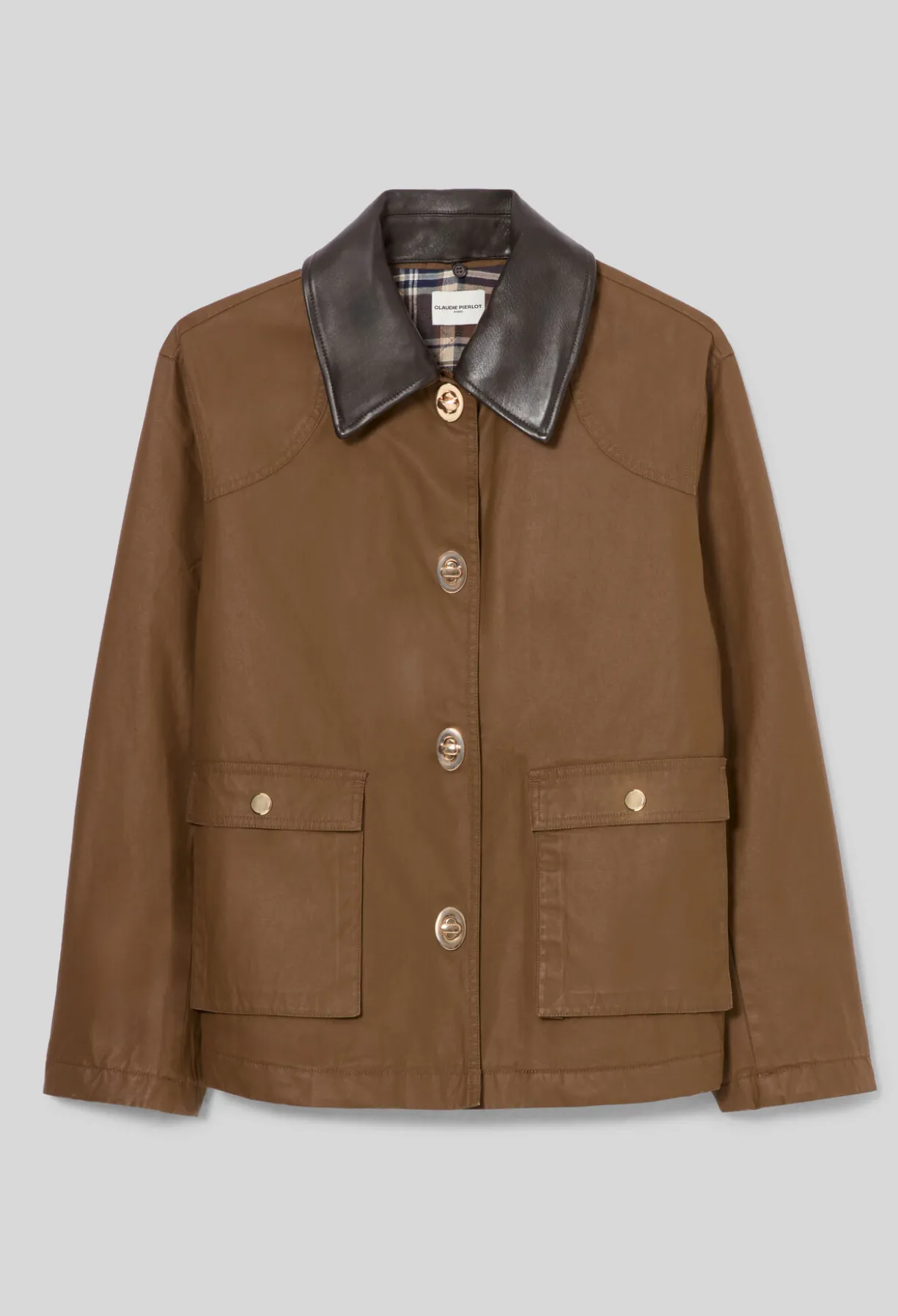 Parka courte cirée