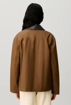 Parka courte cirée