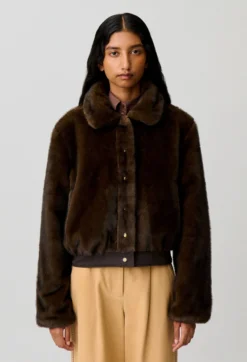 Parka courte nylon réversible