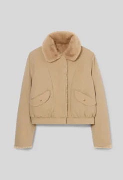 Parka courte nylon réversible