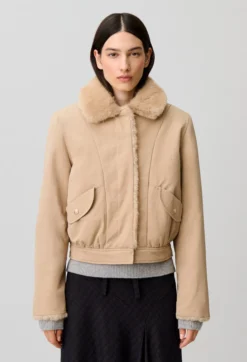 Parka courte nylon réversible