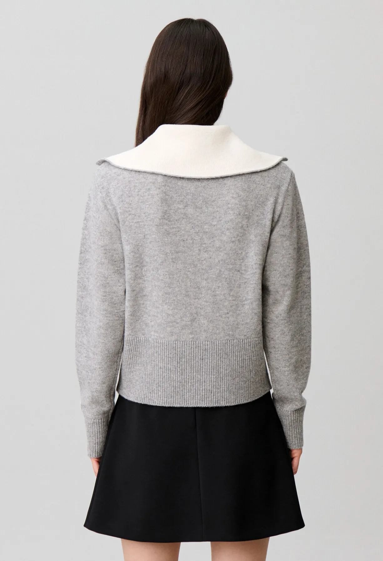 Pull décontracté laine col camionneur