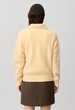 Pull décontracté maille poilue