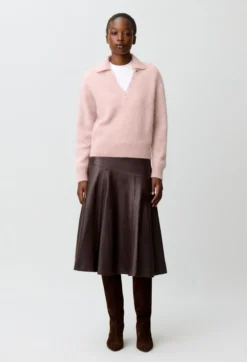 Pull décontracté maille poilue