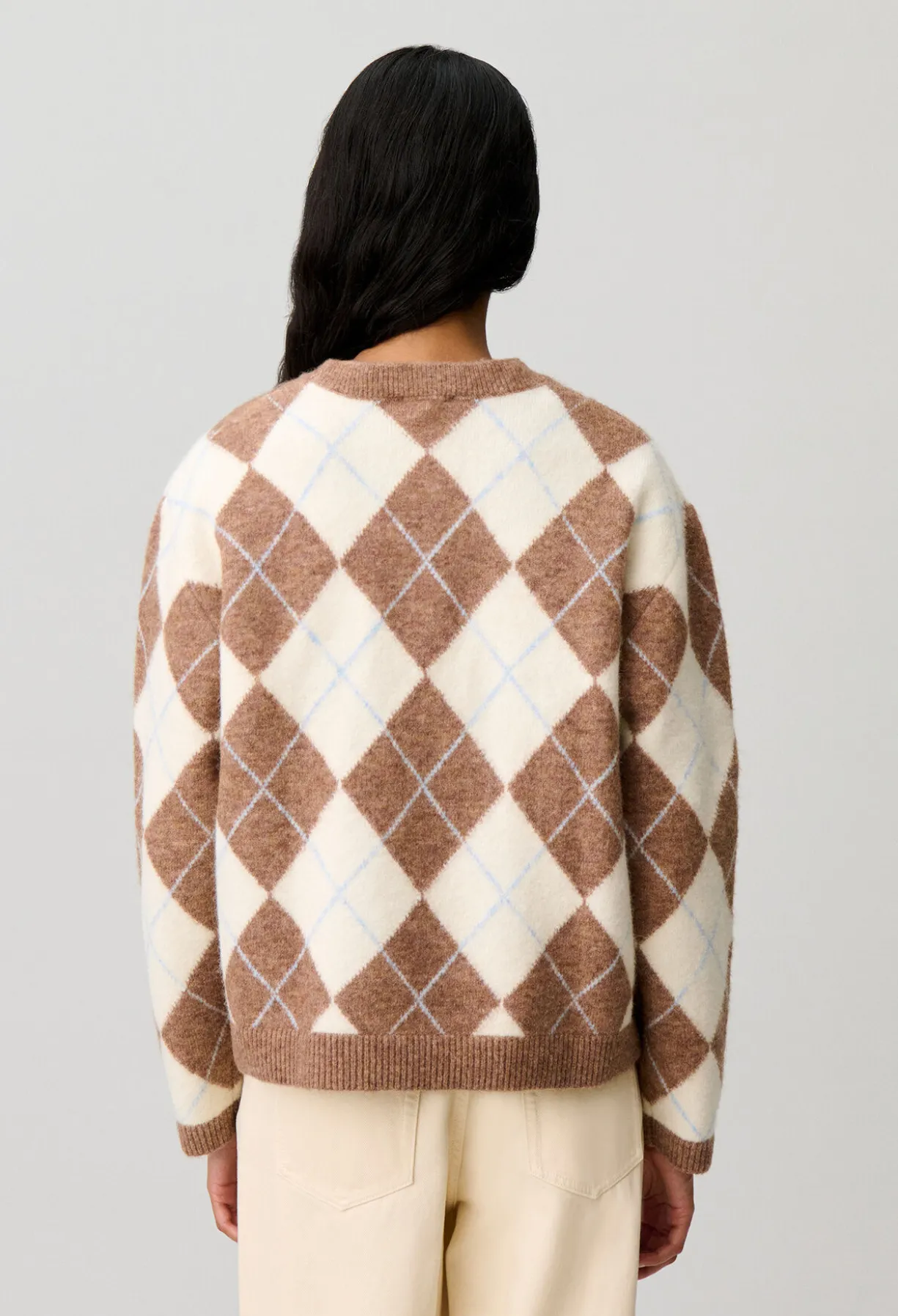 Pull droitmulticolore