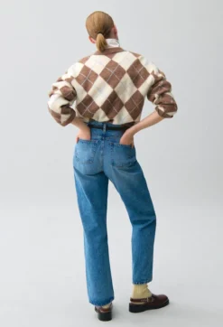 Pull droitmulticolore