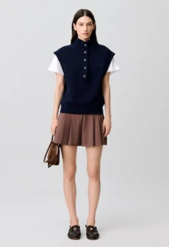 Pull en laine sans manches