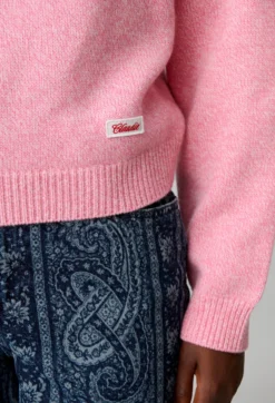 Pull maille col amovible