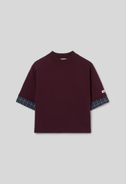 Pull maille col cheminé