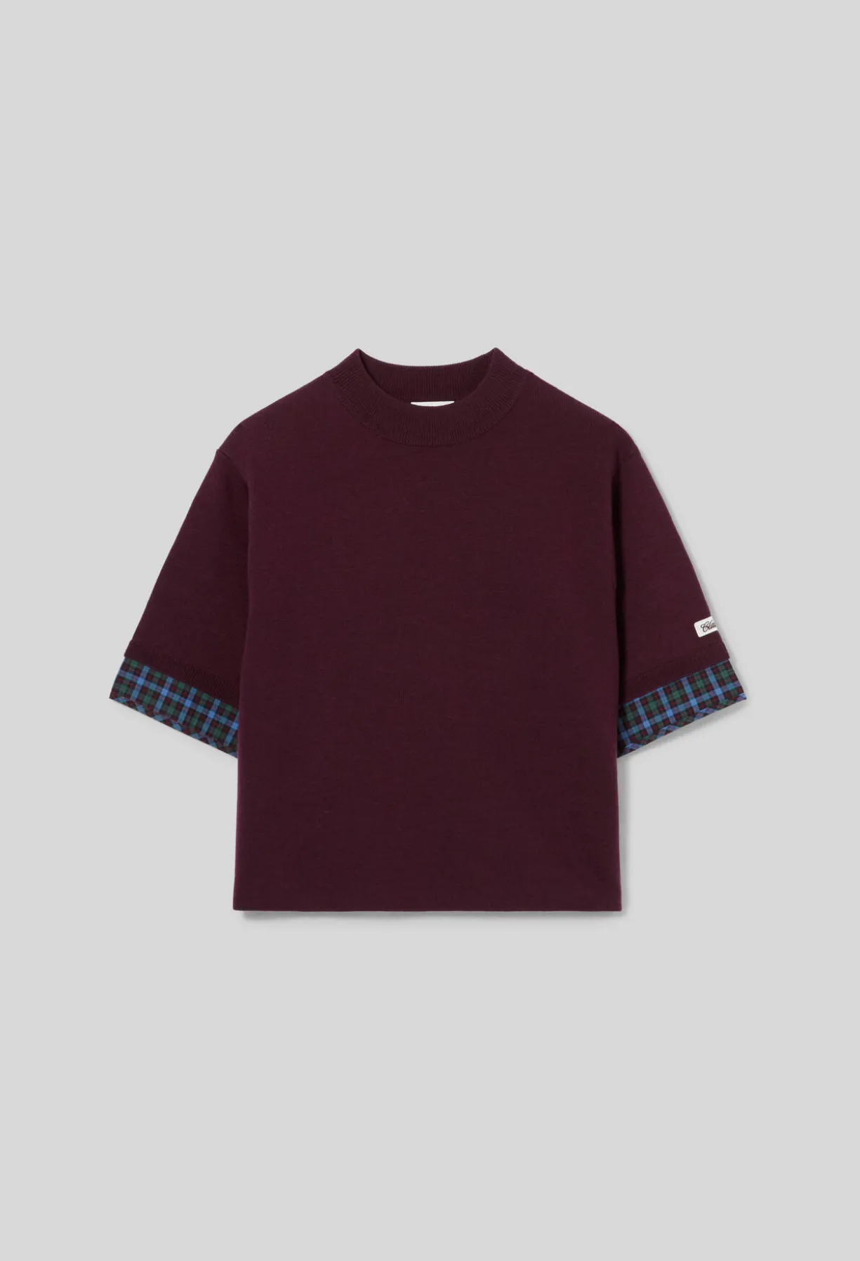Pull maille col cheminé