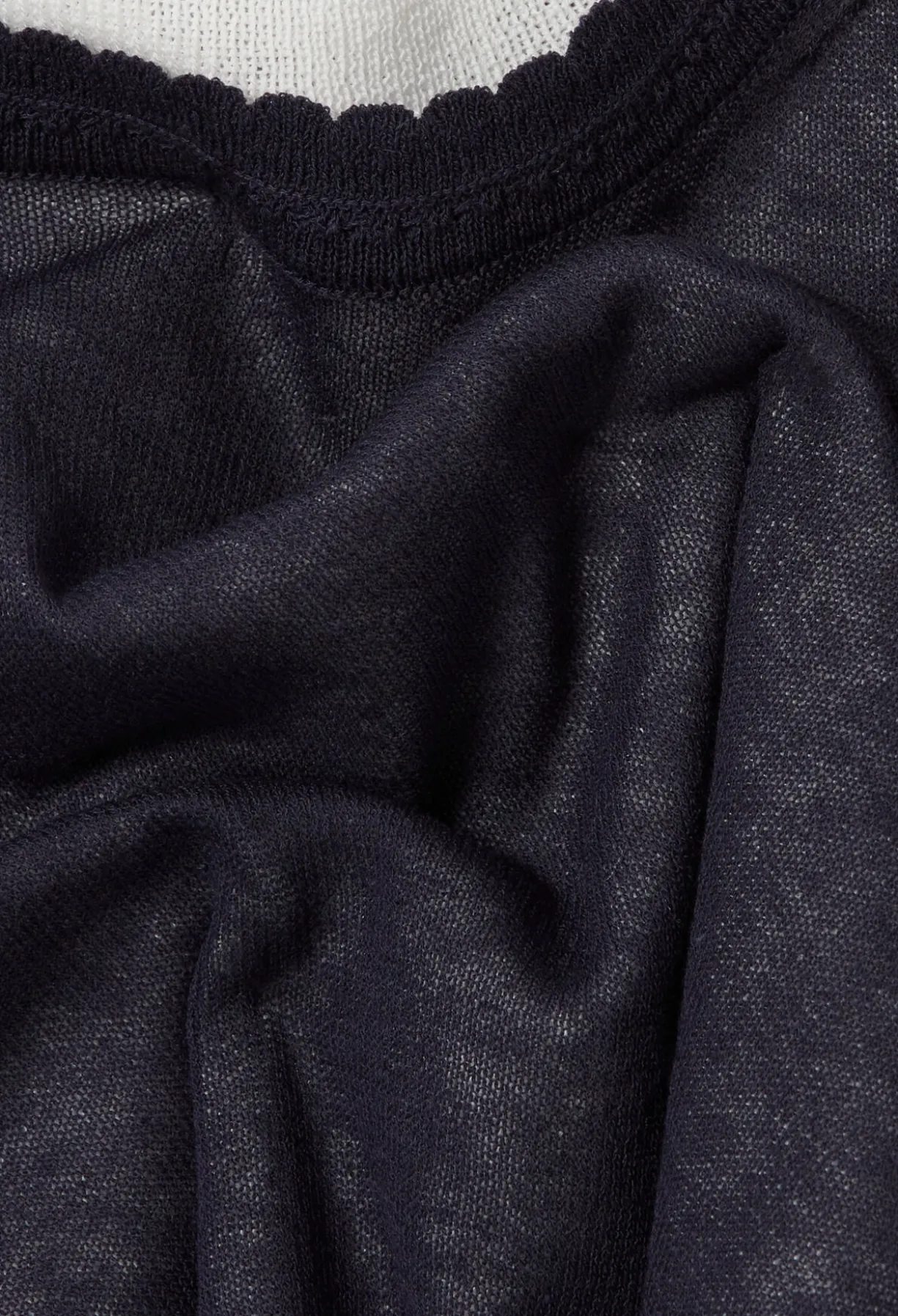 Pull maille contrastante