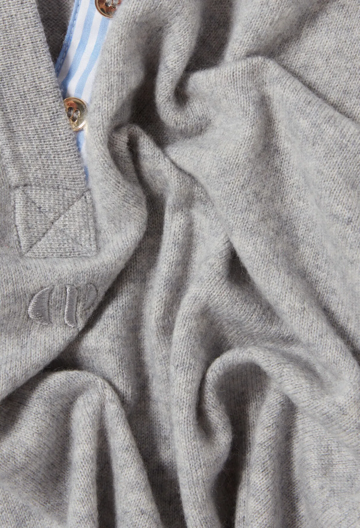 Pull polo laine