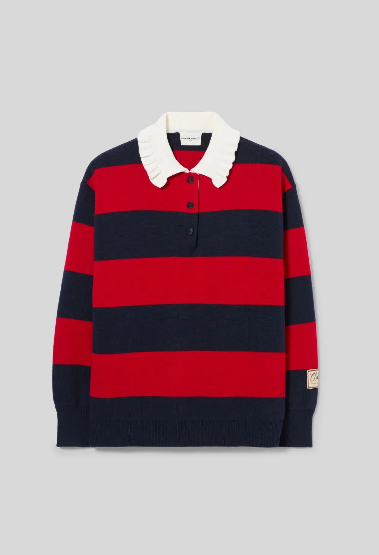 Pull polo rugby maille