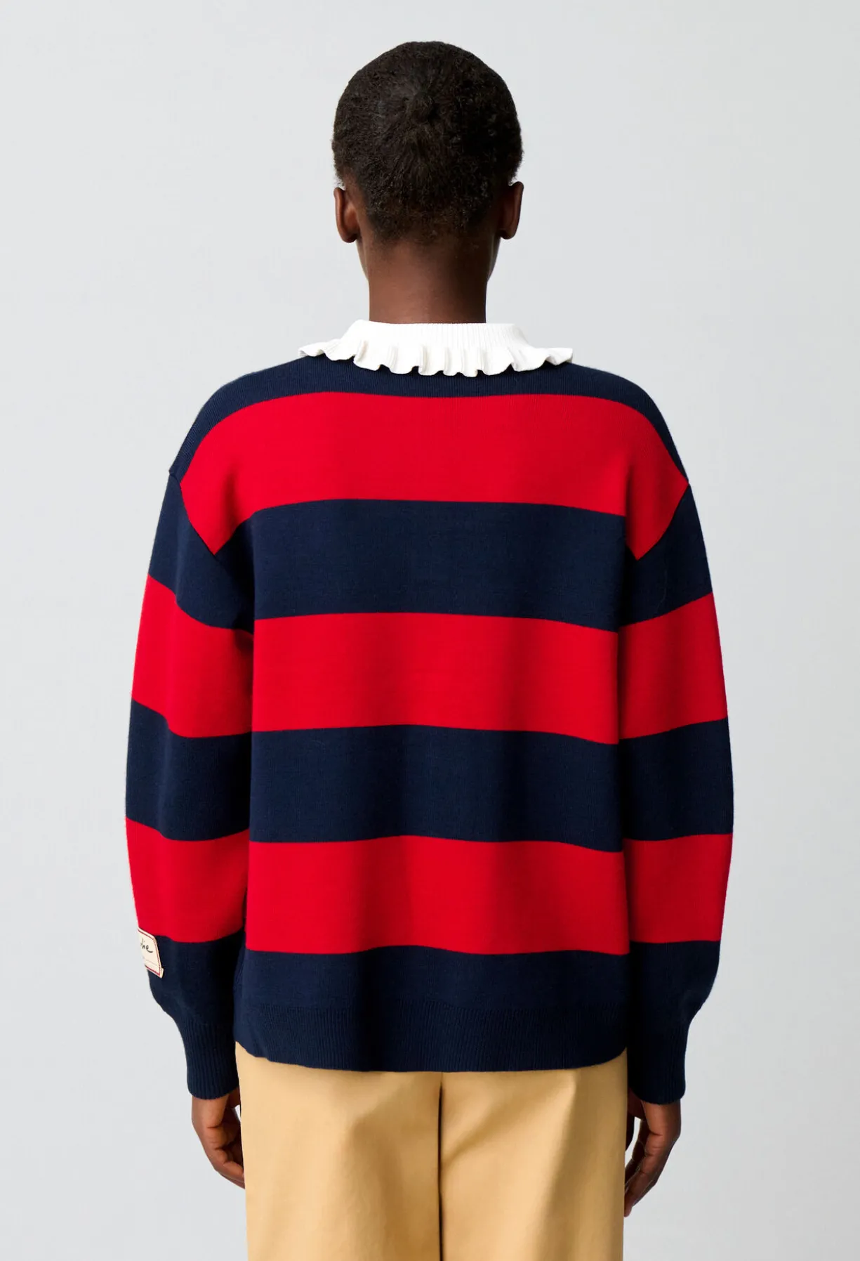 Pull polo rugby maille