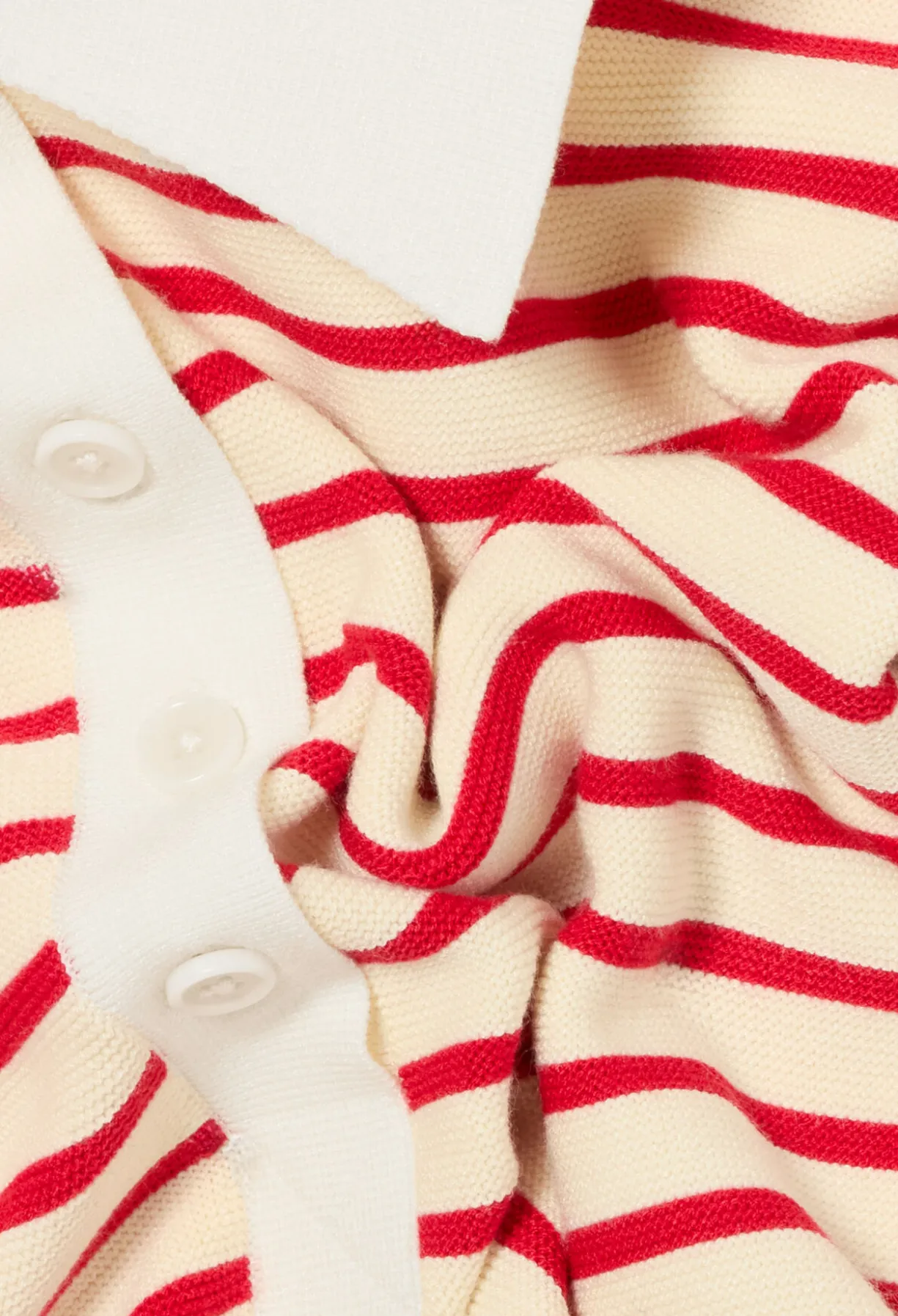 Pull rayé col polo