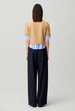 Pull rayé laine