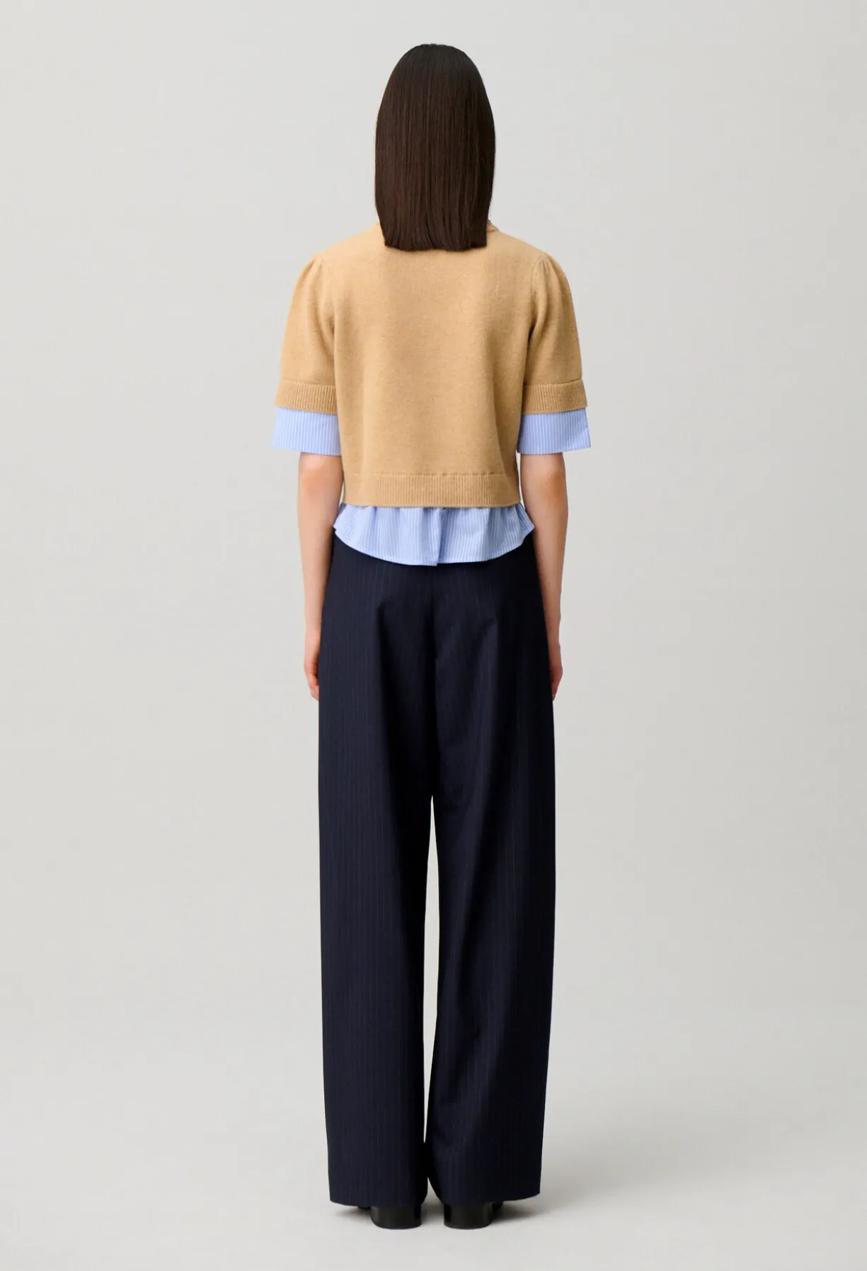 Pull rayé laine
