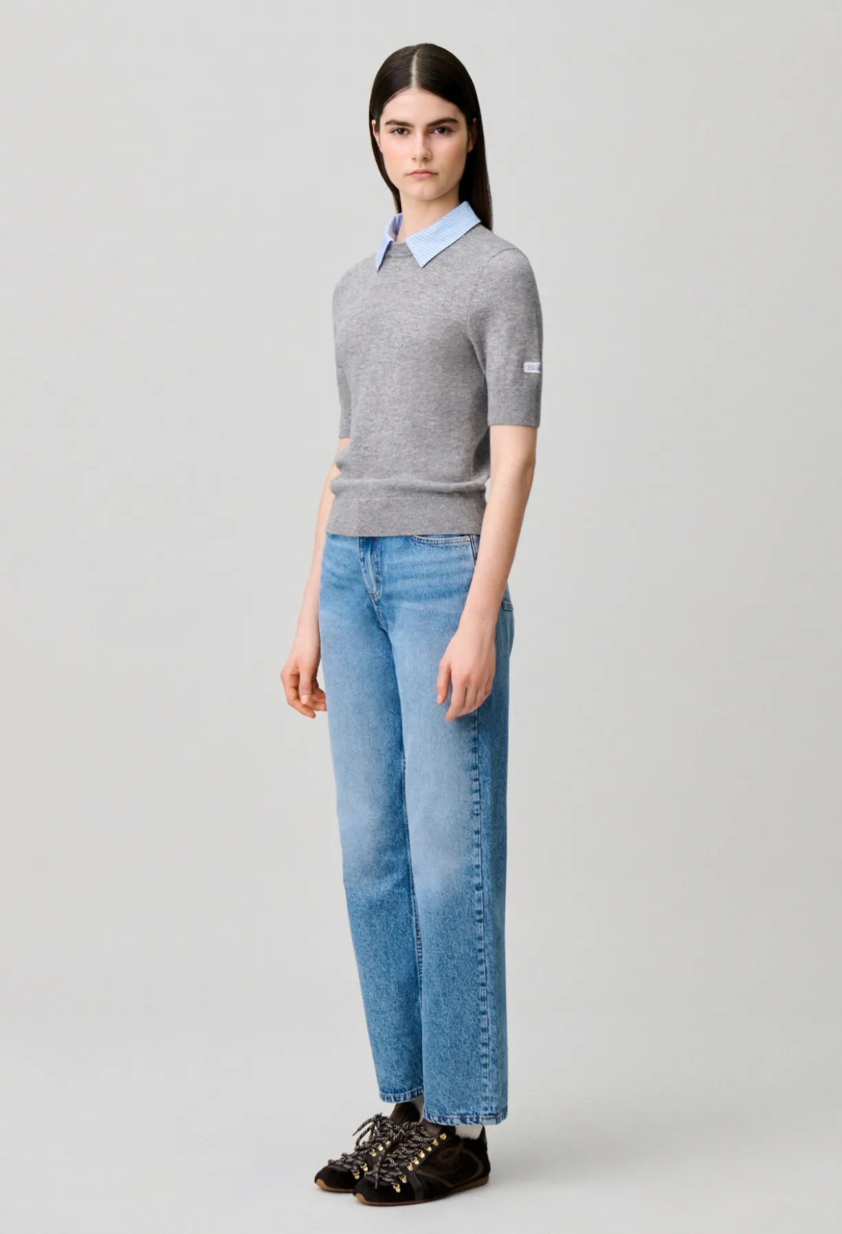 Pull superposé laine