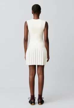 Robe courte maille