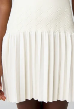 Robe courte maille