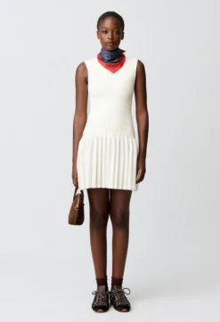 Robe courte maille
