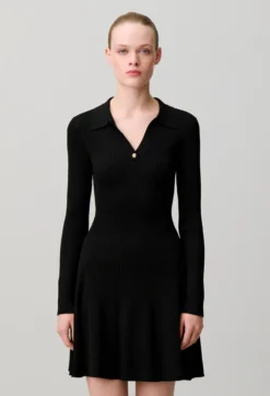 Robe courte maille fine